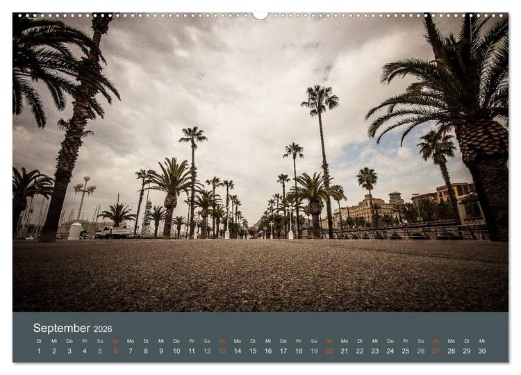 Produktbild: Barcelona - Faszinierende Architektur (hochwertiger Premium Wandkalender 2026 DIN A2 quer), Kunstdruck in Hochglanz