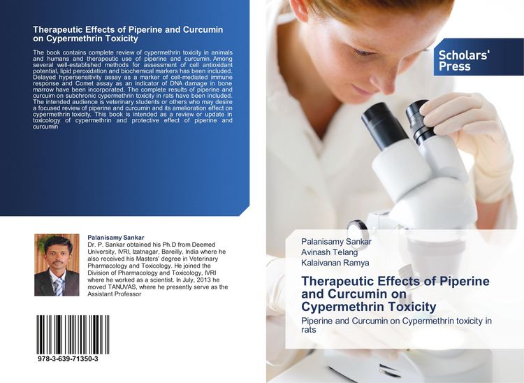 Produktbild: Therapeutic Effects of Piperine and Curcumin on Cypermethrin Toxicity