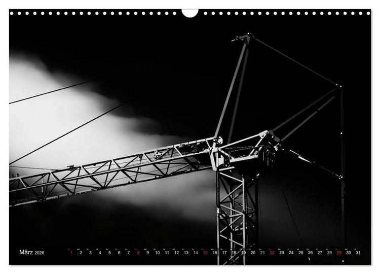 Produktbild: Struktur in Stahl (Wandkalender 2026 DIN A3 quer), CALVENDO Monatskalender