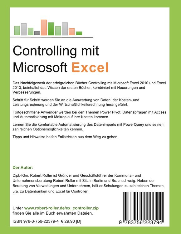 Produktbild: Controlling mit Microsoft Excel