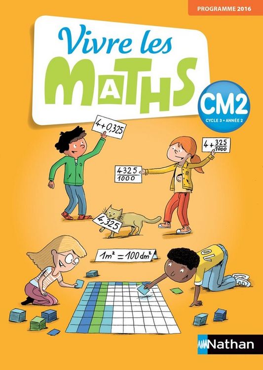 Produktbild: Vivre les maths CM2, cycle 3 ann&eacute;e 2 : fichier &eacute;l&egrave;ve : programme 2016