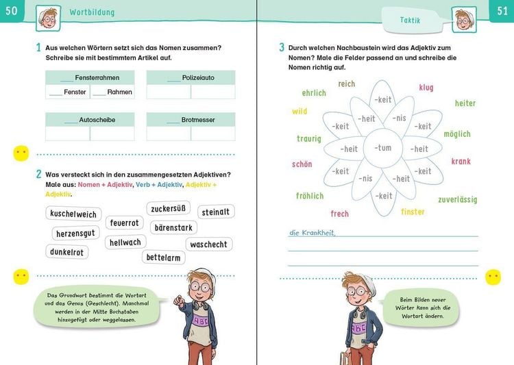 Produktbild: &Uuml;bungsheft - Grammatik 4. Klasse