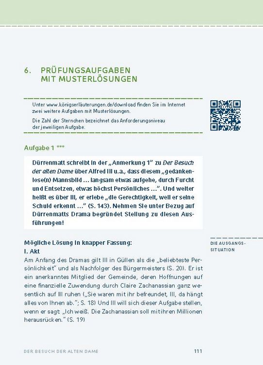 Produktbild: Der Besuch der alten Dame von Friedrich D&uuml;rrenmatt