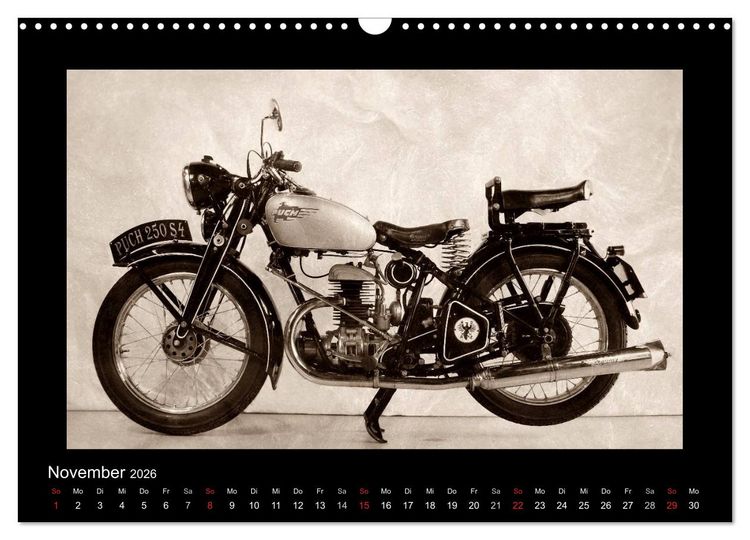 Produktbild: Motorrad Oldtimer aus &Ouml;sterreich (Wandkalender 2026 DIN A3 quer), CALVENDO Monatskalender