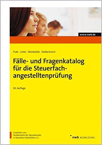 Produktbild: F&auml;lle- und Fragenkatalog f&uuml;r die Steuerfachangestelltenpr&uuml;fung