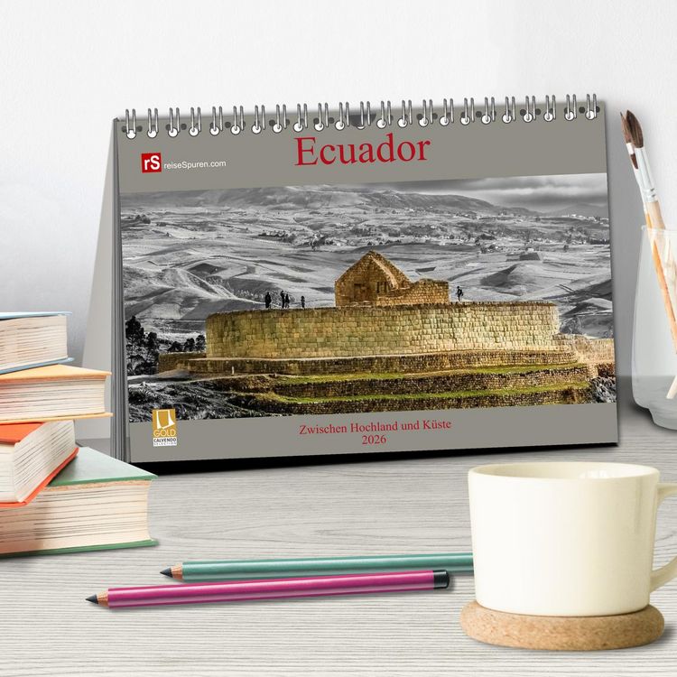 Produktbild: Ecuador 2026 Zwischen Hochland und K&uuml;ste (Tischkalender 2026 DIN A5 quer), CALVENDO Monatskalender