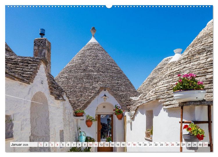 Produktbild: Apulien - Traumregion am Stiefelabsatz Italiens (Wandkalender 2026 DIN A2 quer), CALVENDO Monatskalender