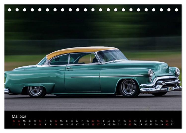 Produktbild: Faszination Oldtimer und Autolegenden (Tischkalender 2027 DIN A5 quer), CALVENDO Monatskalender