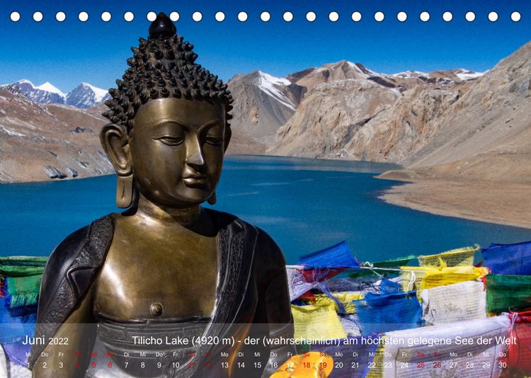 Produktbild: NEPAL - rund um die Annapurna (Tischkalender 2022 DIN A5 quer)
