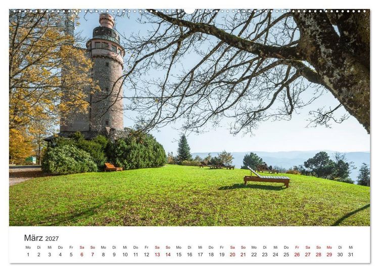 Produktbild: Baden-Baden, Kurstadt am Rande des Schwarzwaldes (Wandkalender 2027 DIN A2 quer), CALVENDO Monatskalender