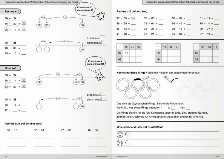 Produktbild: Ich kann rechnen 3, 4 und 5 - 3 Sch&uuml;lerarbeitshefte f&uuml;r die 2. bis 4. Klasse