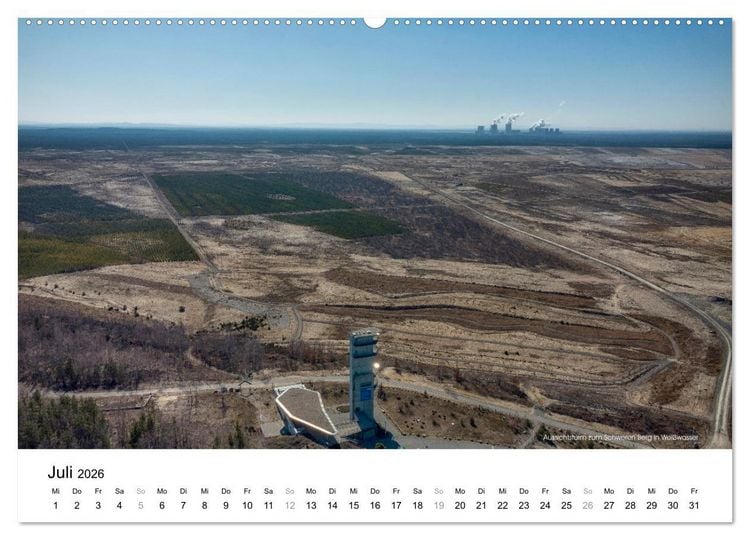 Produktbild: Die Lausitz - Region im Wandel (hochwertiger Premium Wandkalender 2026 DIN A2 quer), Kunstdruck in Hochglanz