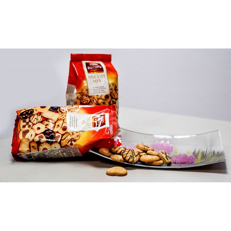 Produktbild: HTI-Living Platte Tulpe + 2x Geb&auml;ckmischung 400g Platte Tulpe + 2x Geb&auml;ckmischung 400g