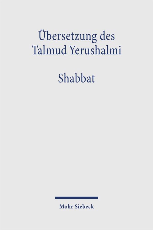 Produktbild: &Uuml;bersetzung des Talmud Yerushalmi