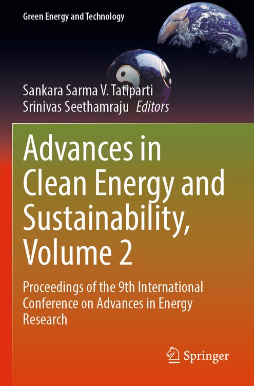 Produktbild: Advances in Clean Energy and Sustainability, Volume 2