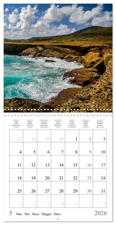 Produktbild: Dream destinations in the Caribbean (Wall Calendar 2026 12 &times; 12 Inch) CALVENDO 12 Month Wall Calendar
