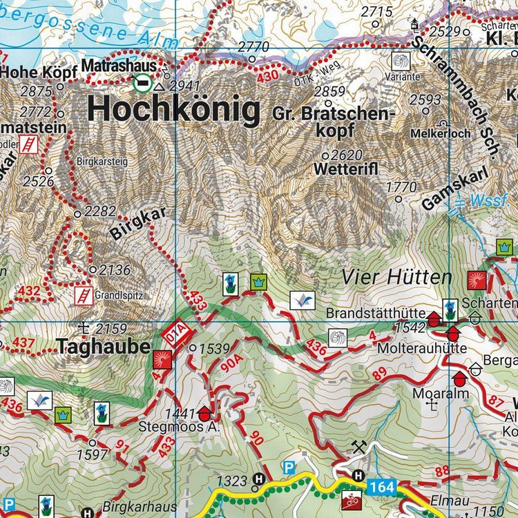 Produktbild: Freytag & berndt Wanderkarte WKXL 3030 Hochk&ouml;nig XL 1:30.000