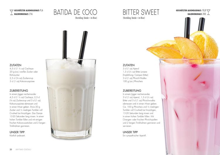 Produktbild: Cocktails, Drinks & Longdrinks