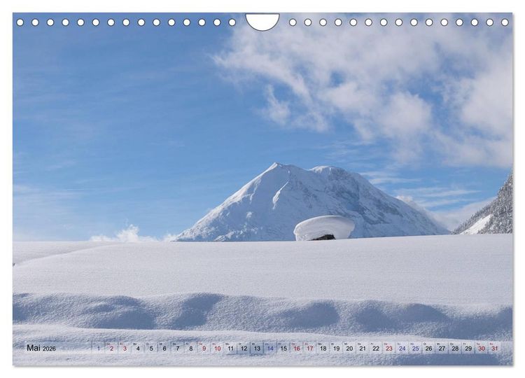 Produktbild: Schneeliebe (Wandkalender 2026 DIN A4 quer), CALVENDO Monatskalender