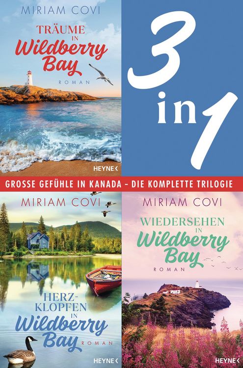 Produktbild: Tr&auml;ume in Wildberry Bay / Herzklopfen in Wildberry Bay / Wiedersehen in Wildberry Bay (3in1-Bundle)