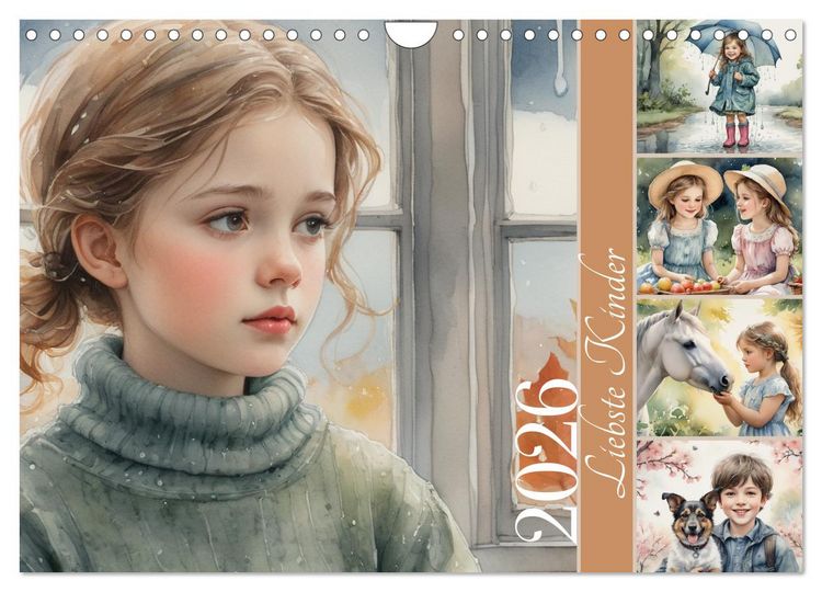 Produktbild: Liebste Kinder (Wandkalender 2026 DIN A4 quer), CALVENDO Monatskalender