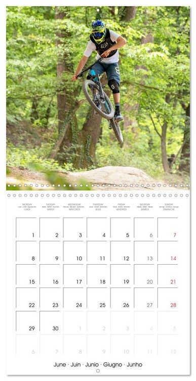 Produktbild: Mountain biking: Up hill and down dale (Wall Calendar 2026 12 &times; 12 Inch) CALVENDO 12 Month Wall Calendar