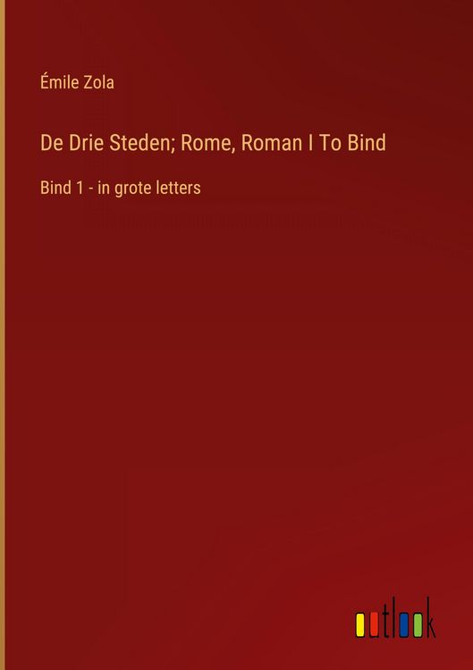 Produktbild: De Drie Steden; Rome, Roman I To Bind