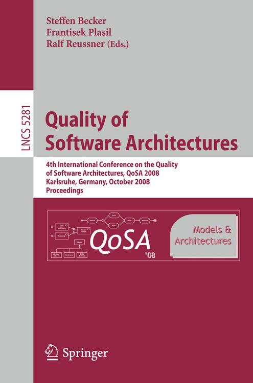 Produktbild: Quality of Software Architectures Models and Architectures