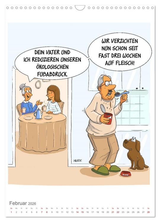 Produktbild: Okay, Boomer - Cartoons (Wandkalender 2026 DIN A3 hoch), CALVENDO Monatskalender