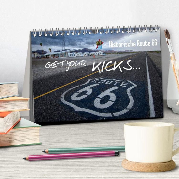 Produktbild: Route 66 (Tischkalender 2026 DIN A5 quer), CALVENDO Monatskalender