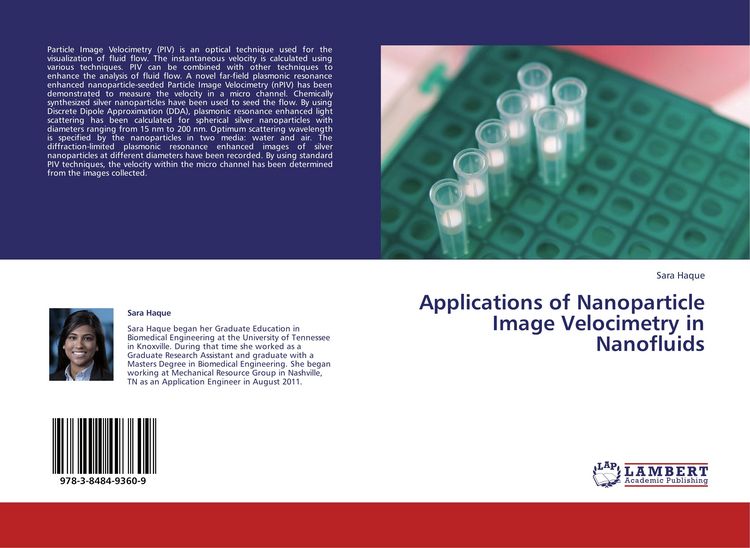 Produktbild: Applications of Nanoparticle Image Velocimetry in Nanofluids