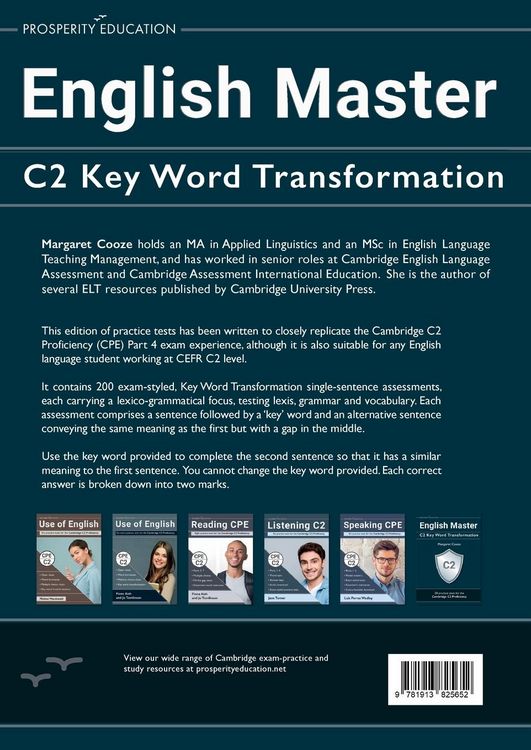 Produktbild: English Master C2 Key Word Transformation