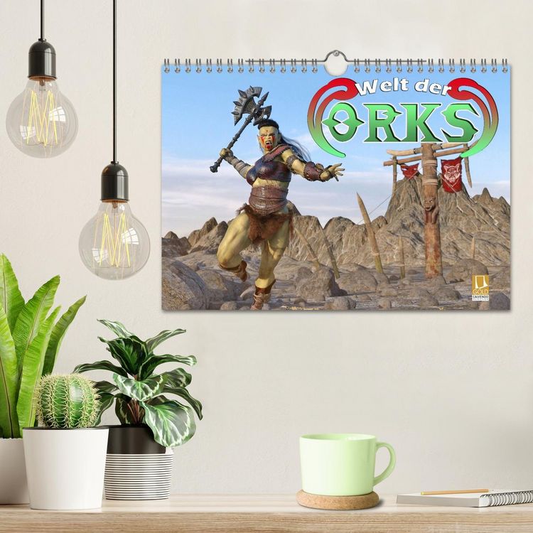 Produktbild: Welt der Orks (Wandkalender 2026 DIN A4 quer), CALVENDO Monatskalender