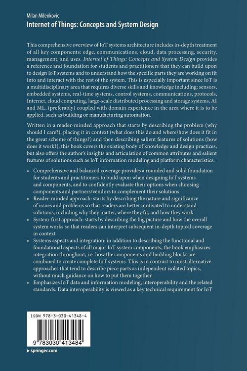 Produktbild: Internet of Things: Concepts and System Design