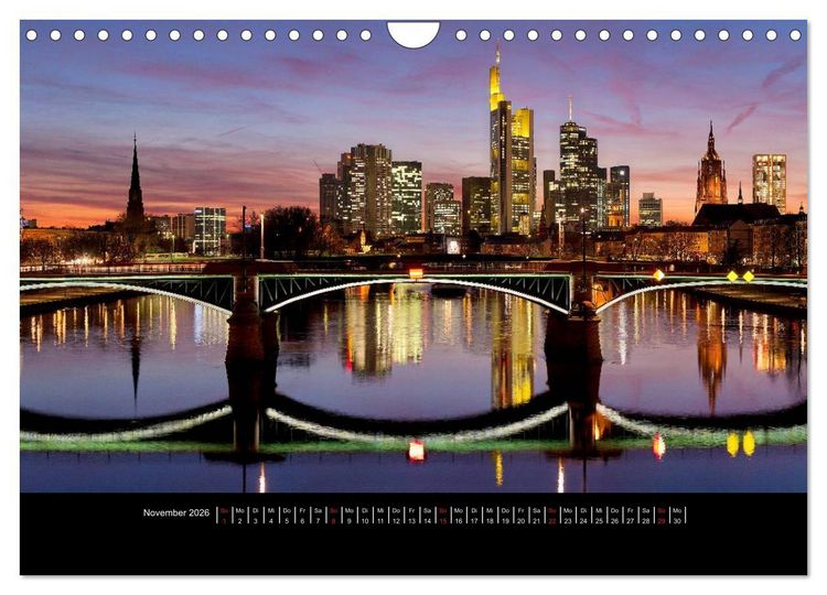 Produktbild: Frankfurt (Wandkalender 2026 DIN A4 quer), CALVENDO Monatskalender