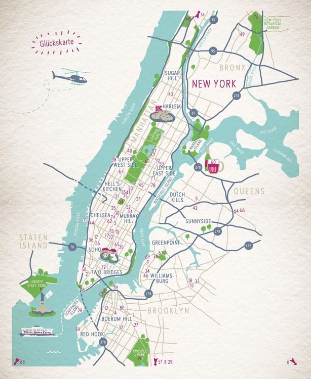 Glücksorte in New York