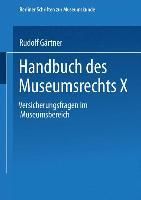Produktbild: Handbuch des Museumsrechts X