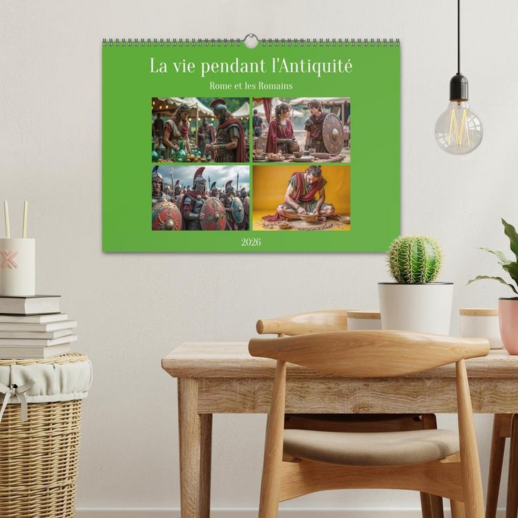 Produktbild: La vie pendant l'Antiquit&eacute; - Rome et les Romains (Calendrier mural 2026 DIN A3 vertical), CALVENDO calendrier mensuel