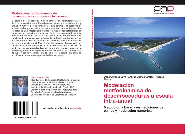 Produktbild: Modelaci&oacute;n morfodin&aacute;mica de desembocaduras a escala intra-anual