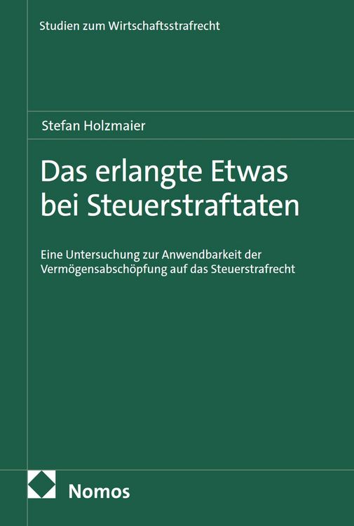 Produktbild: Das erlangte Etwas bei Steuerstraftaten