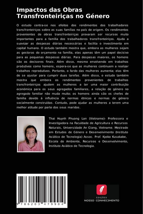 Produktbild: Impactos das Obras Transfronteiri&ccedil;as no G&eacute;nero