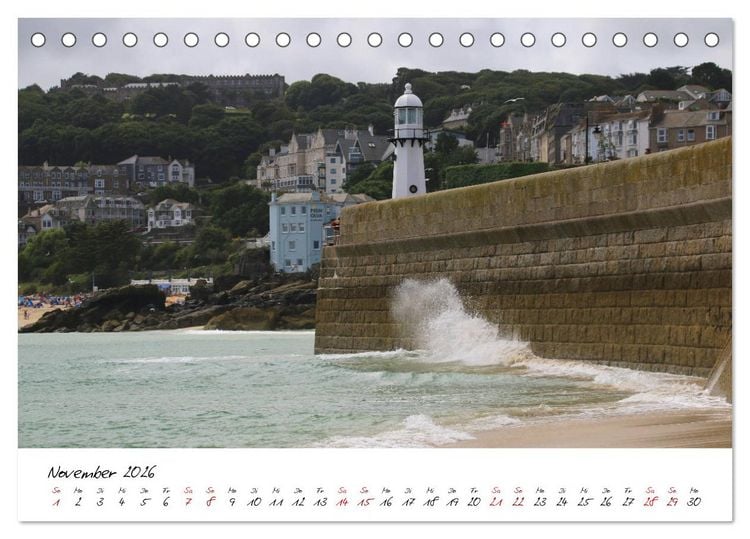 Produktbild: Reizvolles S&uuml;dengland Devon und Cornwall (Tischkalender 2026 DIN A5 quer), CALVENDO Monatskalender