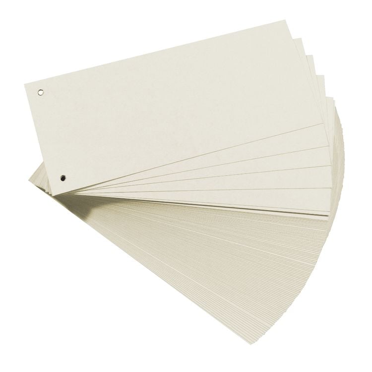 Produktbild: Herlitz Trennstreifen weiß 100er Set