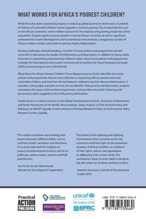Produktbild: What Works for Africa's Poorest Children