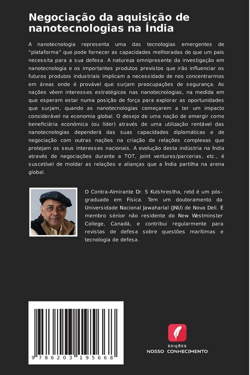 Produktbild: Negocia&ccedil;&atilde;o da aquisi&ccedil;&atilde;o de nanotecnologias na &Iacute;ndia