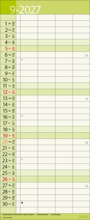 Produktbild: Family Timer Lifestyle 2027