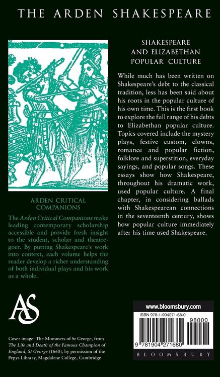 Produktbild: Shakespeare and Elizabethan Popular Culture