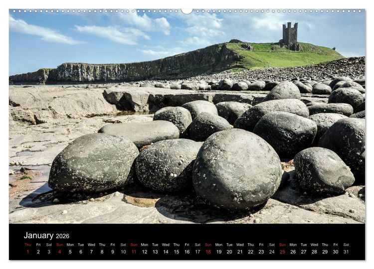 Produktbild: Scenes from Northumberland (High Quality Premium Wall Calendar 2026 DIN A2 landscape),CALVENDO 12 Month Wall Calendar