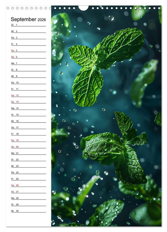 Produktbild: Kr&auml;uterfrische (Wandkalender 2026 DIN A3 hoch), CALVENDO Monatskalender