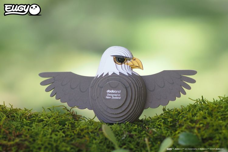 Produktbild: EUGY - 3D Bastelset Weisskopfseeadler